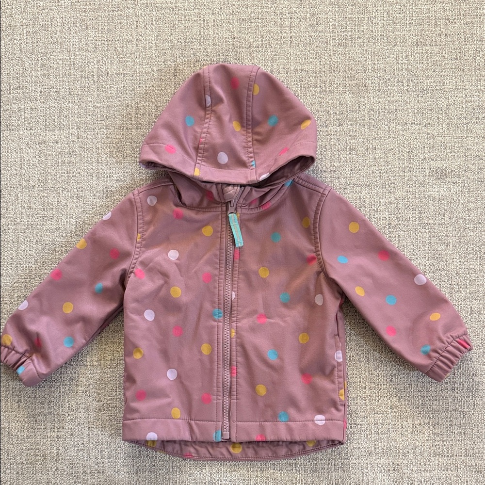 Cat & Jack Multicolor Polka Dot Raincoat